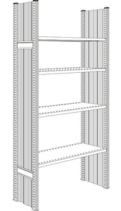 Ściana boczna ocynkowana, W2967xG600mm