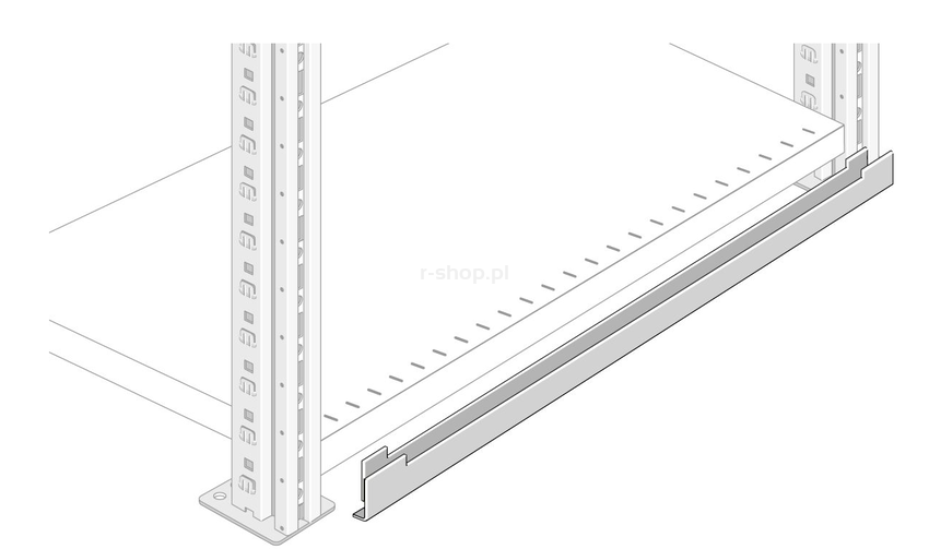 Regał R3000 osłona cokołu, D 994 mm