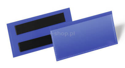 Magnetyczne kieszenie na etykiety magazynowe 100x38 mm, 50 szt.